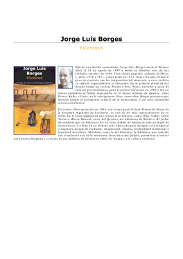 Jorge Luis Borges Ficciones
