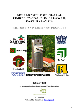 Development of Global Timber Tycoons in Sarawak, East Malaysia