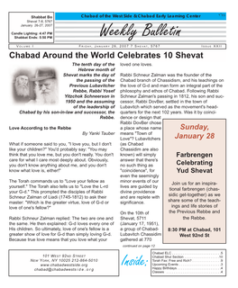 Weekly Bulletin Single Pages.Qxd