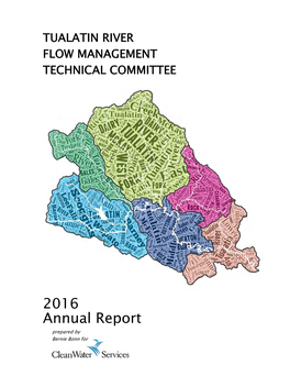 2016 Annual Report Prepared by Bernie Bonn For