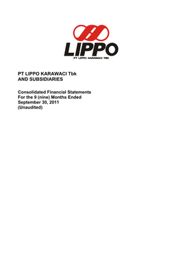 PT LIPPO KARAWACI Tbk and SUBSIDIARIES