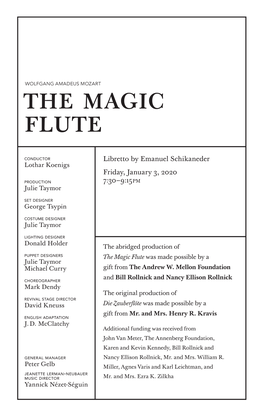 The Magic Flute