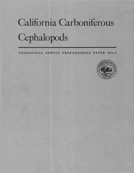 California Carboniferous Cephalopods