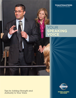 Your Speaking Voice