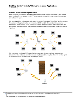 Enabling Carrier® Infinity® Networks in Large Applications Rev