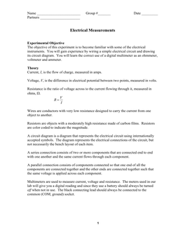 Electrical Measurements