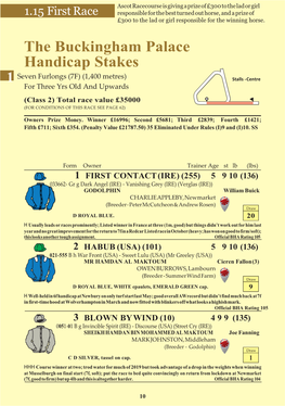 The Buckingham Palace Handicap Stakes