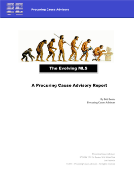 A Procuring Cause Advisory Report the Evolving