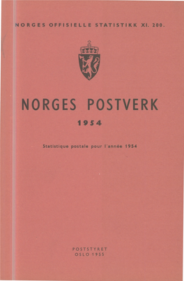 Norges Postverk 1954