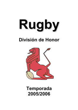 División De Honor Temporada 2005/2006