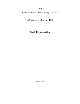 Labour Force Survey 2012