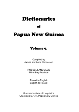 Rosseldictionary1999 A5.Pdf