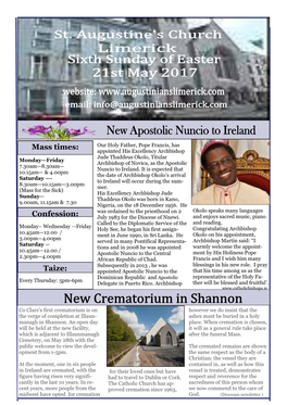Bulletin May 21 2017