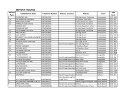 Section 9 Facilities