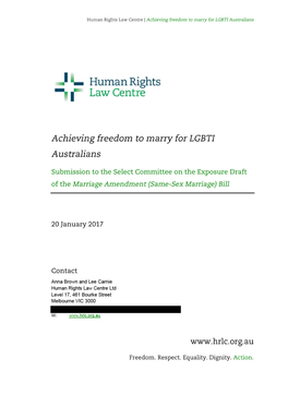 (Same-Sex Marriage) Bill Submission 77