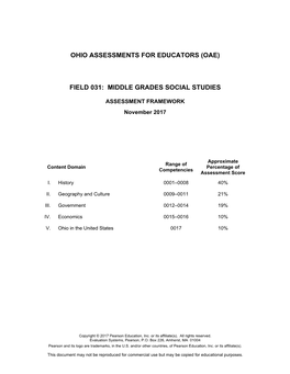 Middle Grades Social Studies