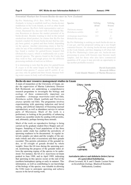 Beche-De-Mer Resource Management Studies in Guam