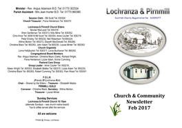 Lochranza & Pirnmill Church & Community Newsletter