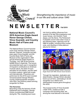 NMC Newsletter Fall 2019