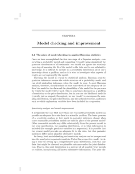 Model Checking and Improvement