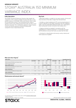 Stoxx® Australia 150 Minimum Variance Index