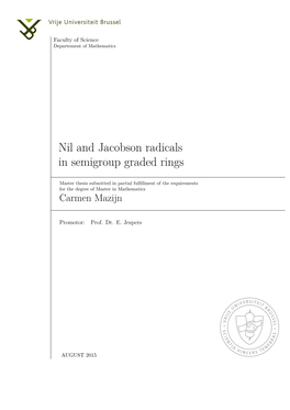 Nil and Jacobson Radicals in Semigroup Graded Rings