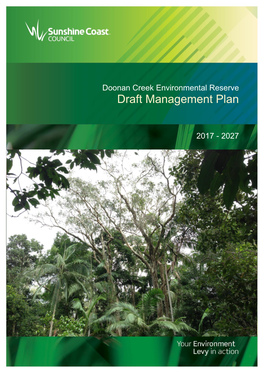 Draft Doonan Creek Environmental Reserve Management Plan