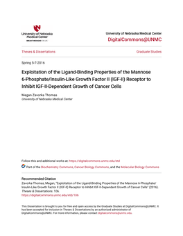 Exploitation of the Ligand-Binding Properties of the Mannose 6