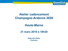 Champagne-Ardenne 2020 – Haute-Marne