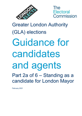 Standing As a Candidate for London Mayor