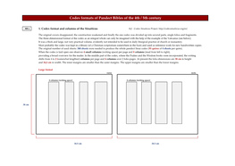 Codex Formats of Pandect Bibles of the 4Th / 5Th Century