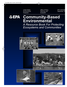 Community-Based Environmental Protection Clearinghouse, Office of Sustainable Ecosystems and Communities (2184), U.S