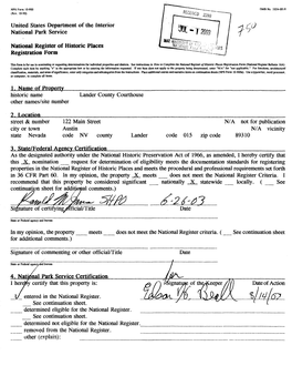 National Register of Historic Places Registration Form