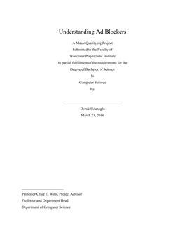 Understanding Ad Blockers