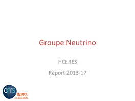 Groupe Neutrino