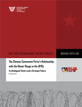 The Chinese Communist Party's Relationship with the Khmer Rouge