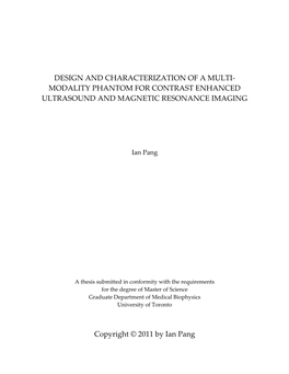 Modality Phantom for Contrast Enhanced Ultrasound and Magnetic Resonance Imaging