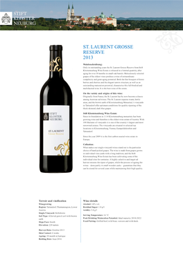 St. Laurent Grosse Reserve 2013