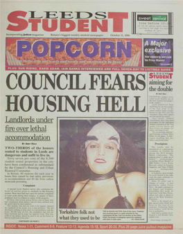 Student Newspaper October 11 1996