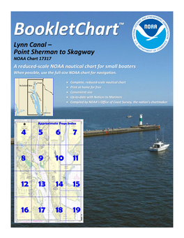 Bookletchart™ Lynn Canal – Point Sherman to Skagway NOAA Chart 17317