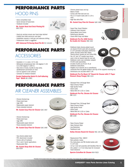 Performance Parts Hood Pins Performance Parts Accessories Performance Parts Air Cleaner Assembles