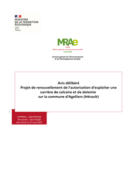 2021-9236 Avis Biocama Argelliers-Avis Délibéré