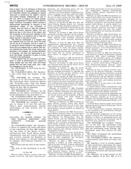 Congressional Record—House H6752
