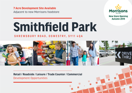 Retail / Roadside / Leisure / Trade Counter / Commercial Development Opportunities Llysfasi Wrexham A41