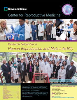 Human Reproduction and Male Infertility Center for Reproductive