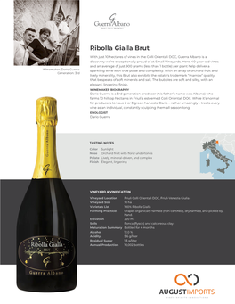 Guerra Albano | Ribolla Gialla Brut