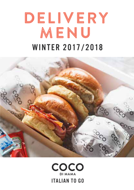 Winter 2017/2018 Lunch Menu