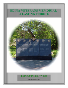 Edina Veterans Memorial a Lasting Tribute