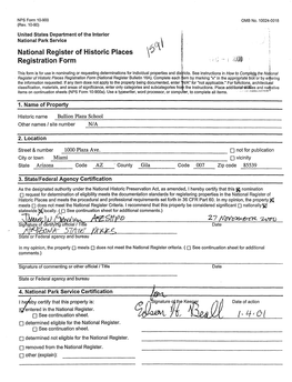 National Register of Historic Places Registration Form