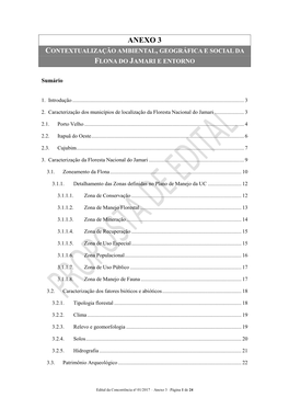 Anexo 3 Contextualização Socioeconômica Edital Jamari Lote II